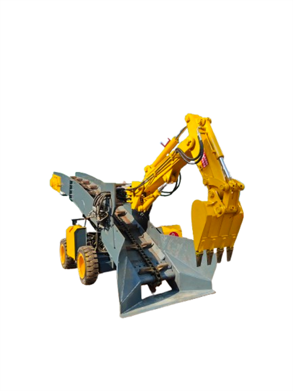輪胎式刮板挖掘式裝載機